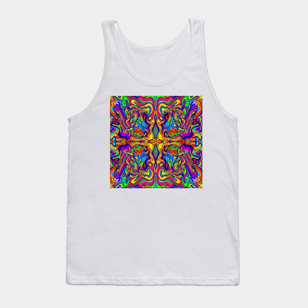 colorful surreal doodle Tank Top by TheSkullArmy